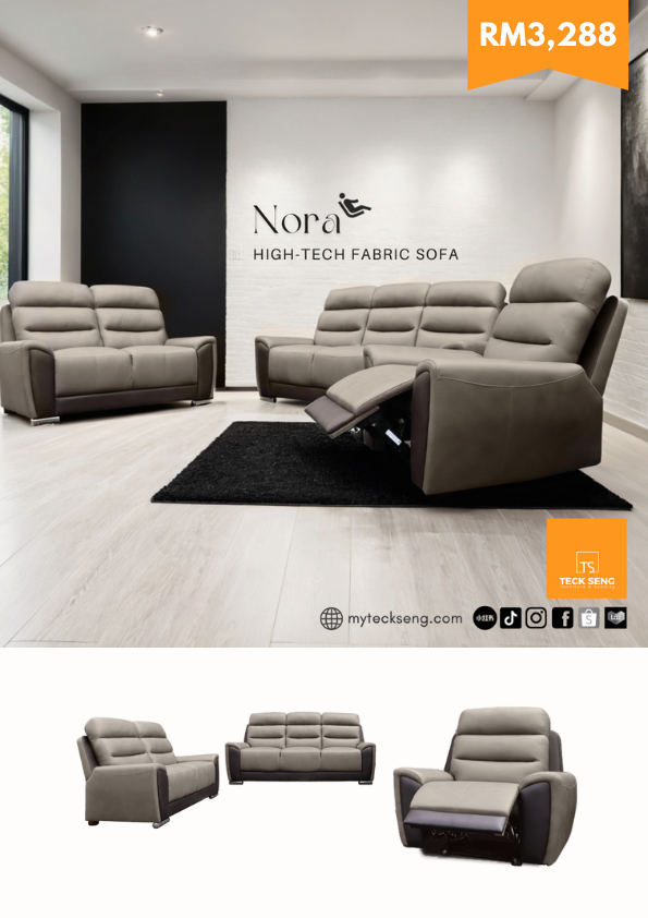 Nora Pu leather Sofa